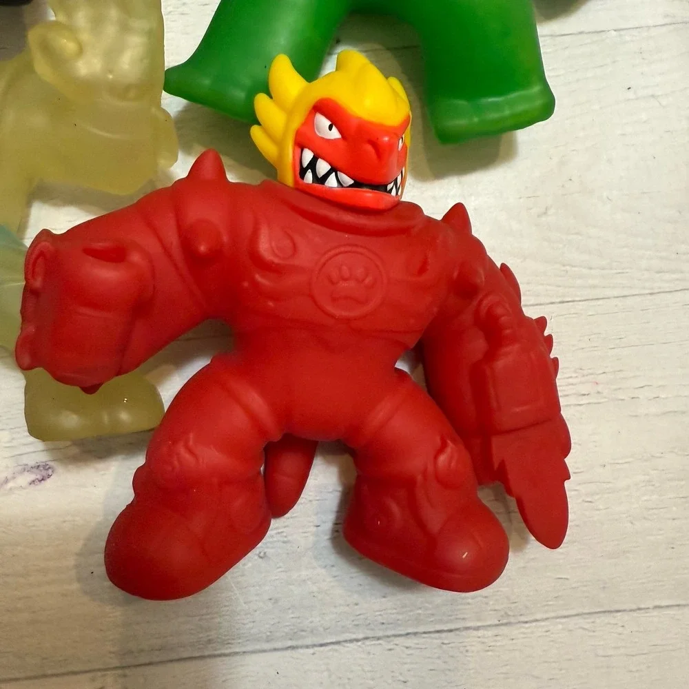 Goo Jit Zu squishy figures Lot‎ Of 6 toys